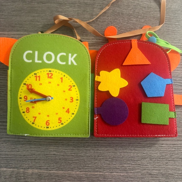 Busy Book for Toddlers 1-3, giraffe felt busy quiet book Montessori Sensory Toy - Picture 5 of 6